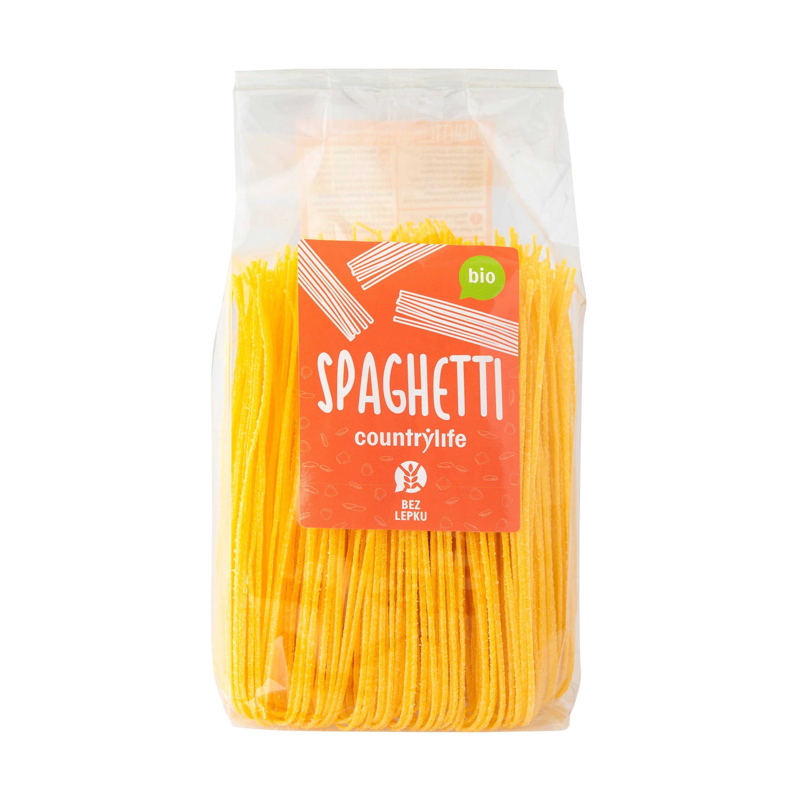 Těstoviny spaghetti kukuřično-rýžové 300 g BIO   COUNTRY LIFE Country Life