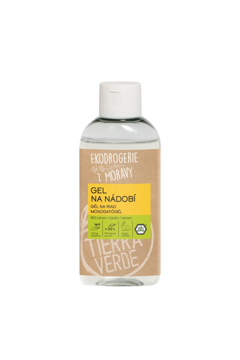 Tierra Verde Gel na nádobí - BIO citron - 100 ml Tierra Verde