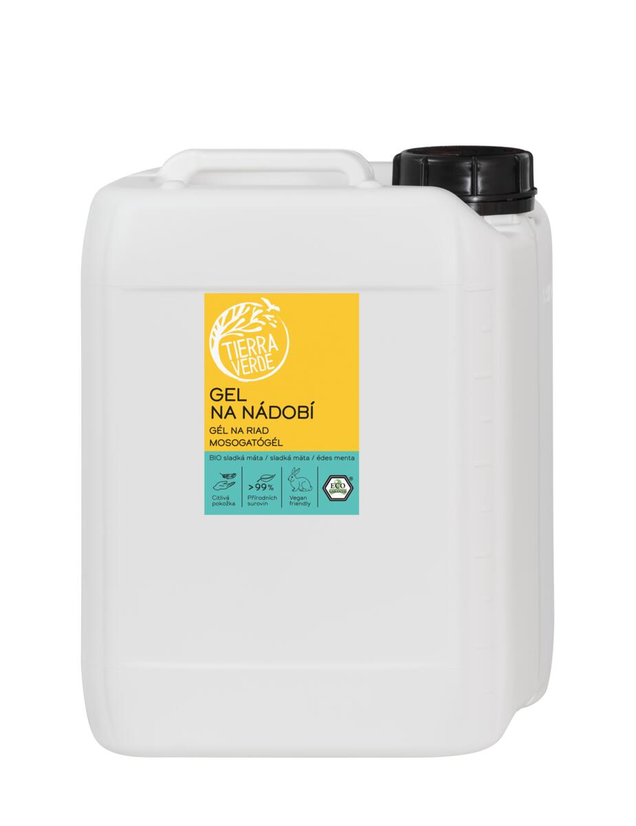 Tierra Verde Gel na nádobí - BIO sladká máta - 5 l Tierra Verde