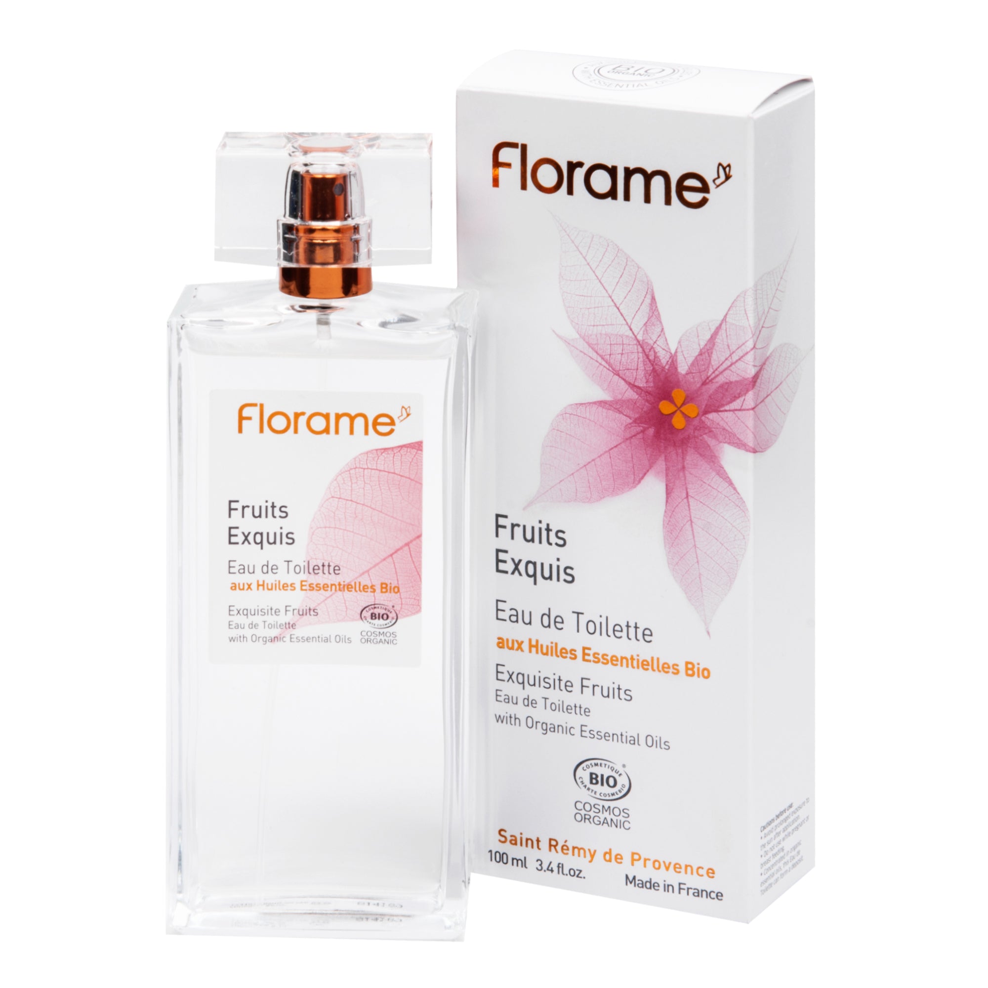 Toaletní voda přírodní FRUITS EXQUIS — lahodné plody 100 ml BIO   FLORAME Florame