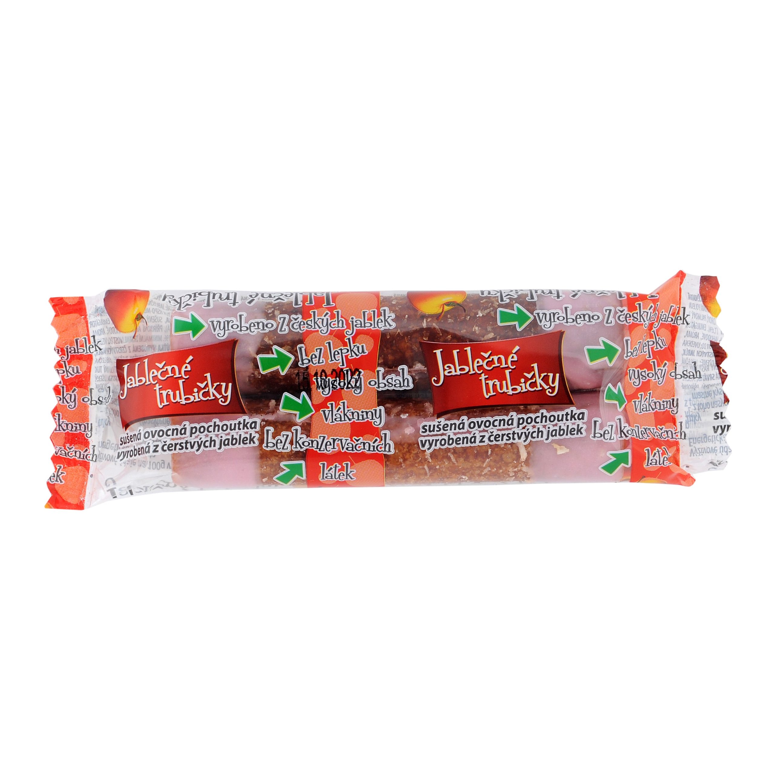 Trubičky jablečné s jahodovým jogurtem 24 g   BIOPRODUKT JT Bioprodukt JT