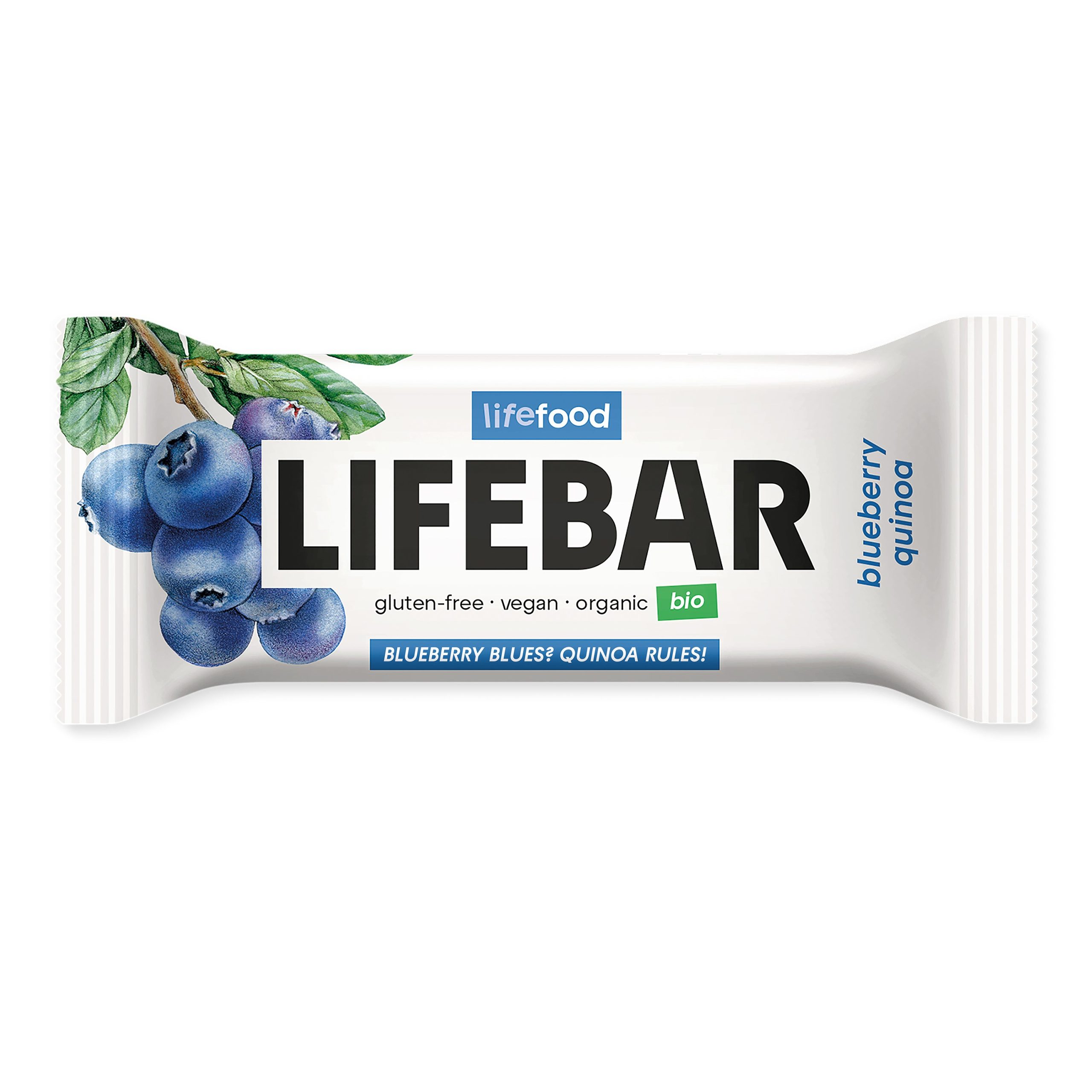 Tyčinka Lifebar borůvková s quinoou RAW 40 g BIO   LIFEFOOD Lifefood