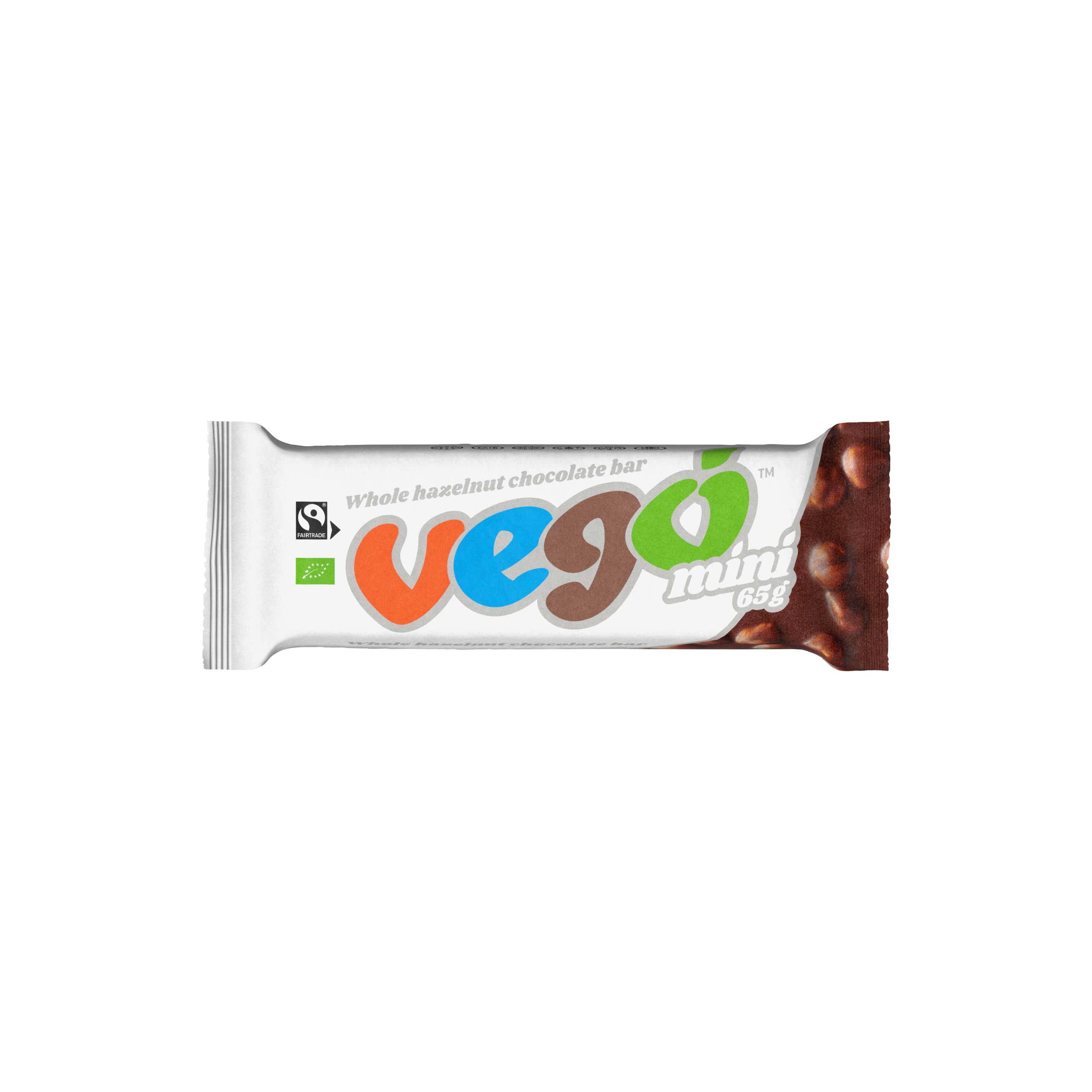 Tyčinka čokoládová s lískovými ořechy mini 65 g BIO   VEGO Vego