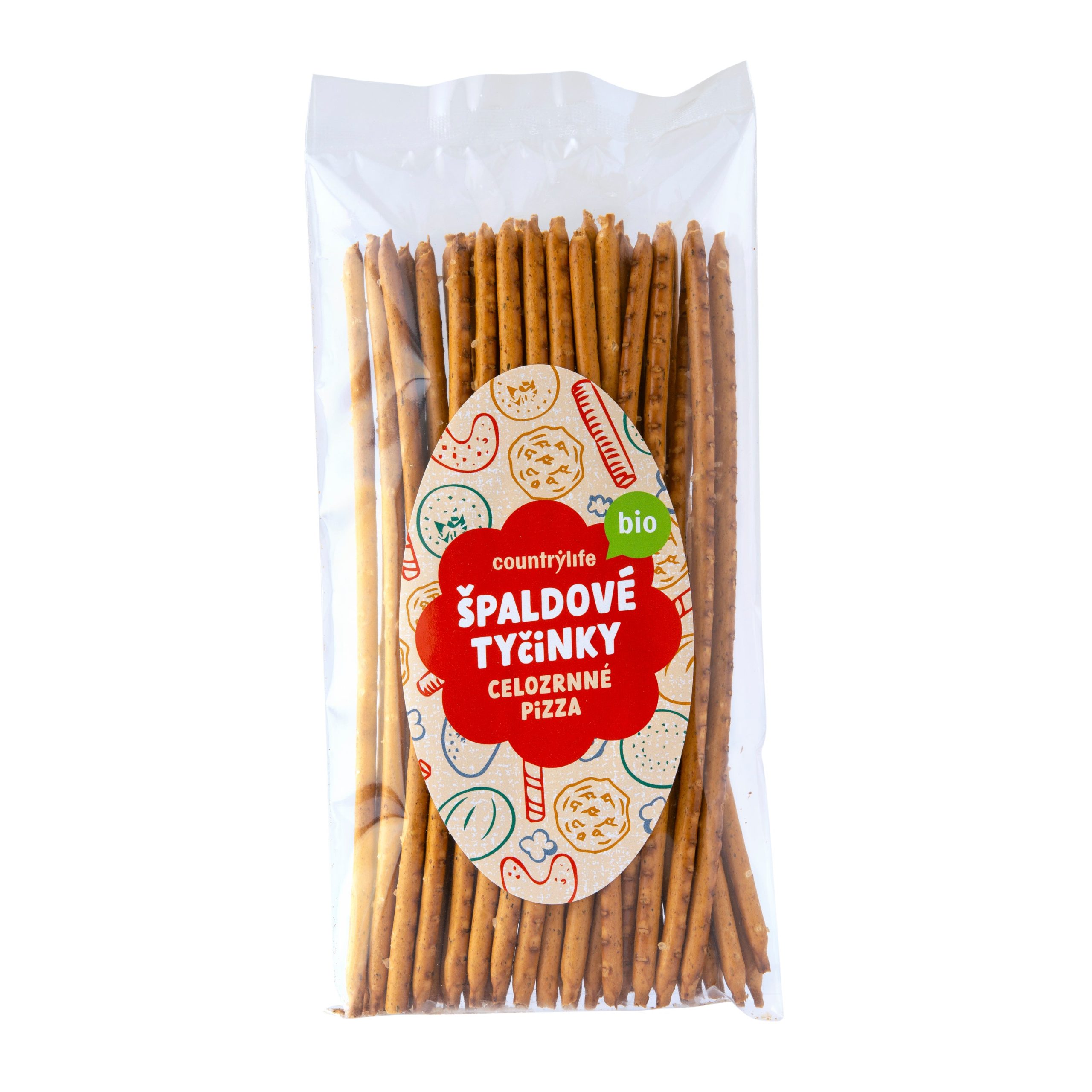 Tyčinky špaldové celozrnné pizza 100 g BIO   COUNTRY LIFE Country Life
