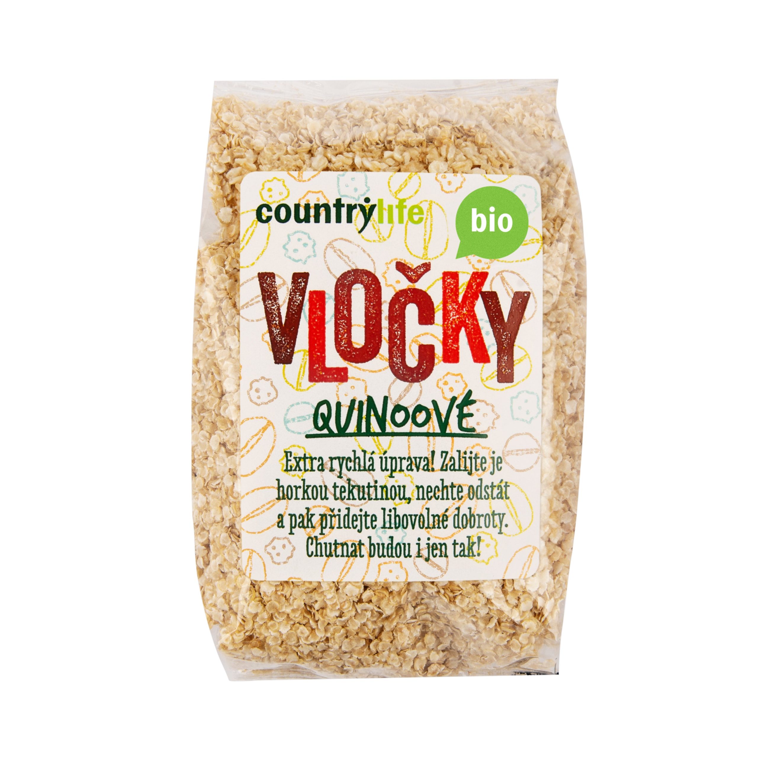 Vločky quinoové 250 g BIO   COUNTRY LIFE Country Life