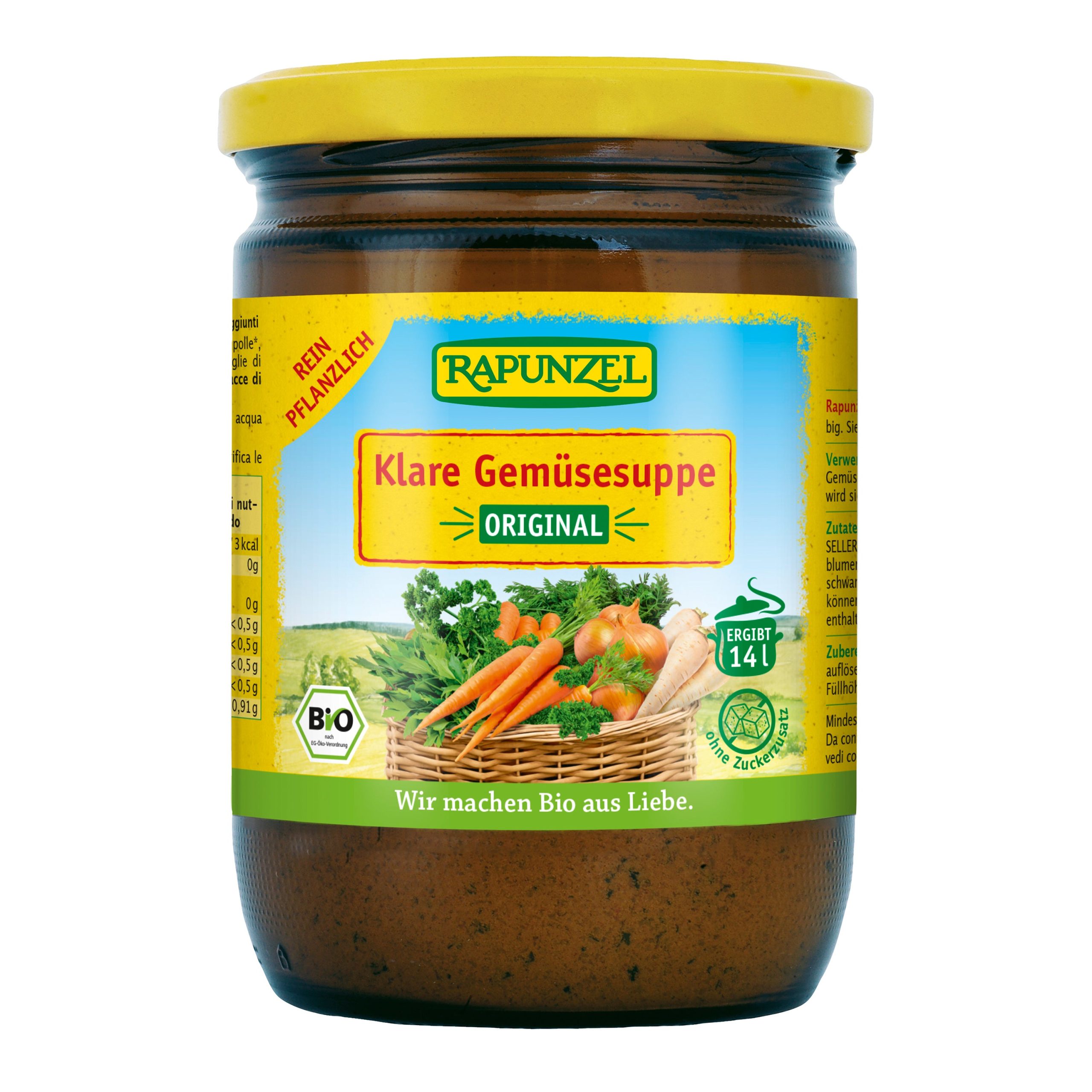 Vývar zeleninový čirý 250 g BIO   RAPUNZEL Rapunzel