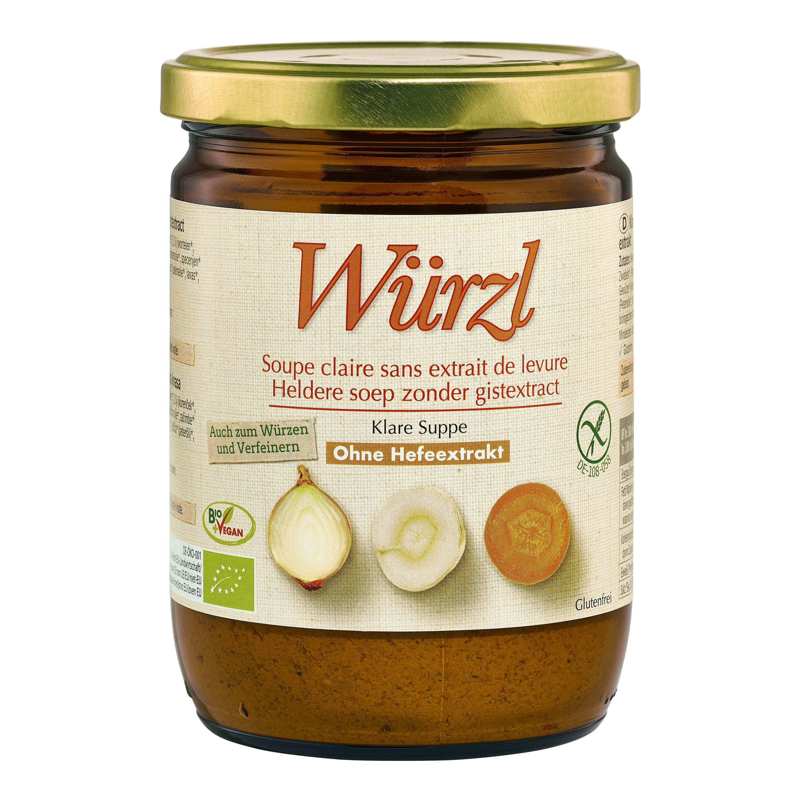 Bujon zeleninový WÜRZL sklo 250 g BIO   HÜGLI Eden