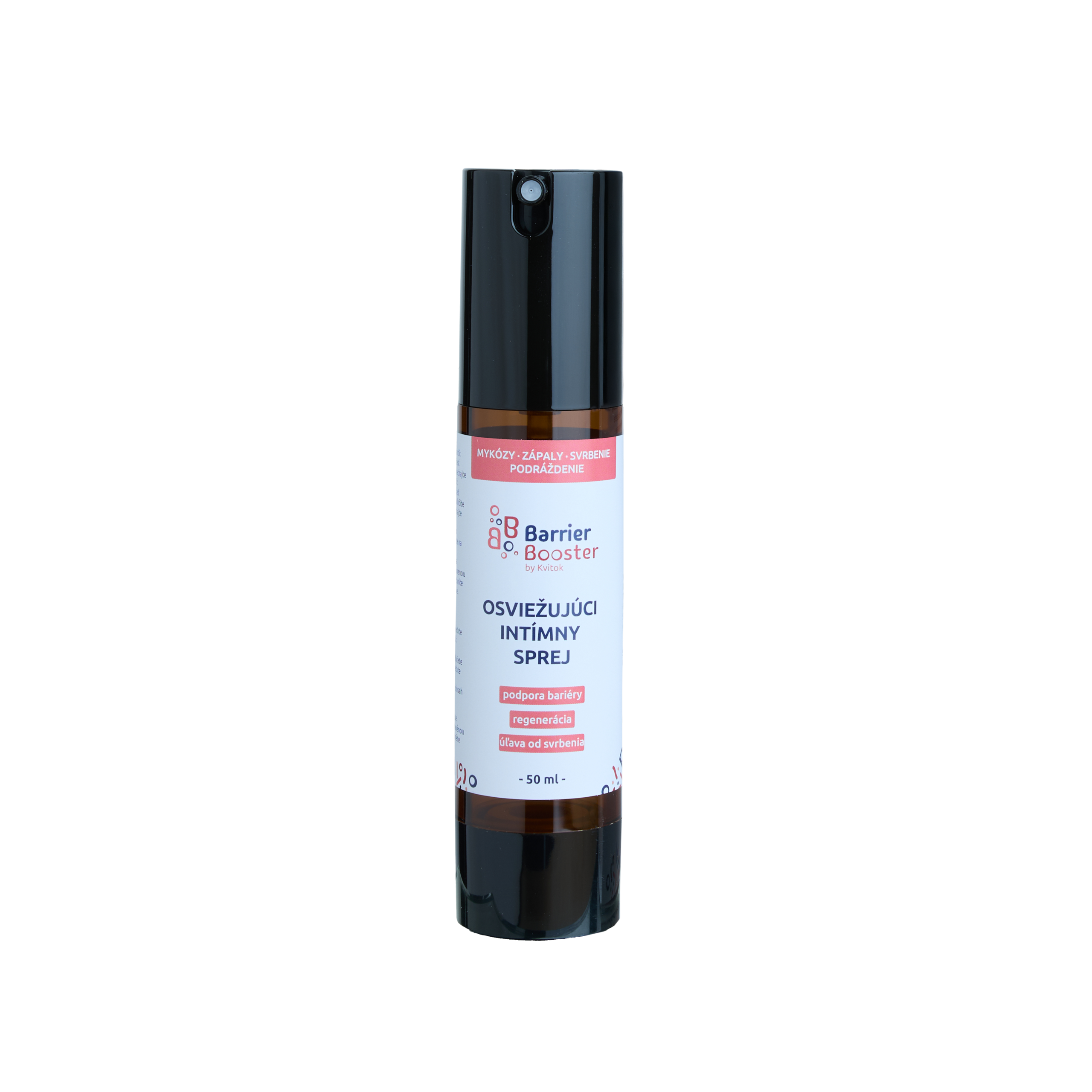 Kvitok Barrier Booster Osvěžující intimní sprej (50 ml) - pošk. obal - udržuje přirozené ph 4.5 Kvitok