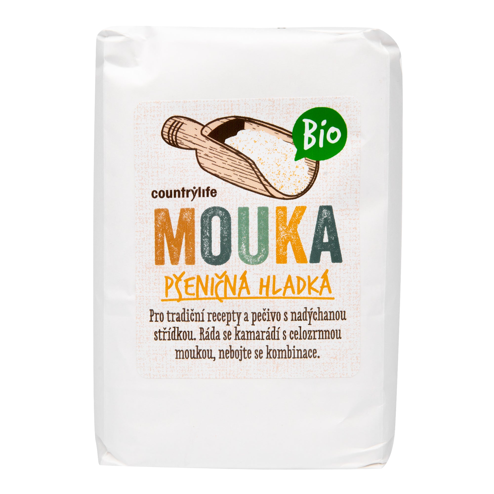 Mouka pšeničná hladká 1 kg BIO   COUNTRY LIFE Country Life