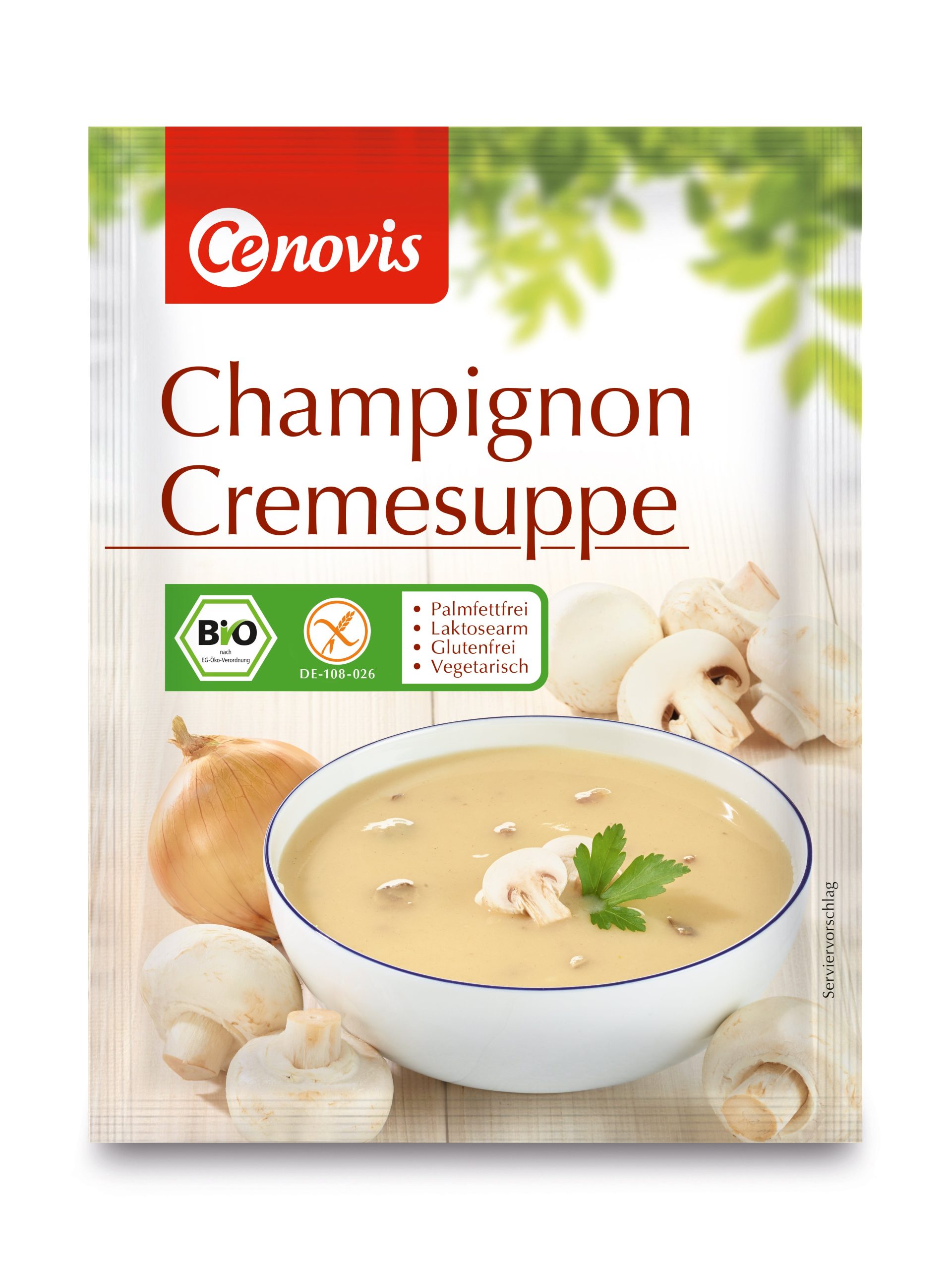 Polévka žampionová 60 g BIO   CENOVIS CENOVIS