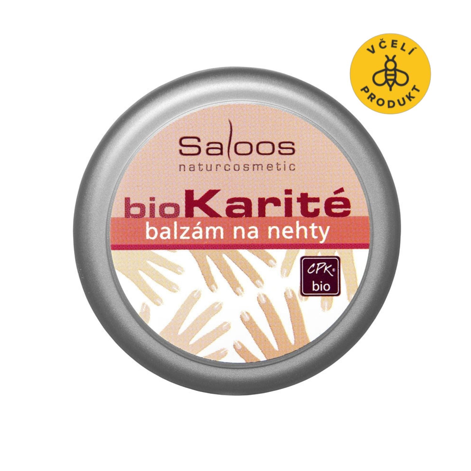 Saloos Balzám na nehty BIOKarité (19 ml) - posiluje nehtové lůžko Saloos