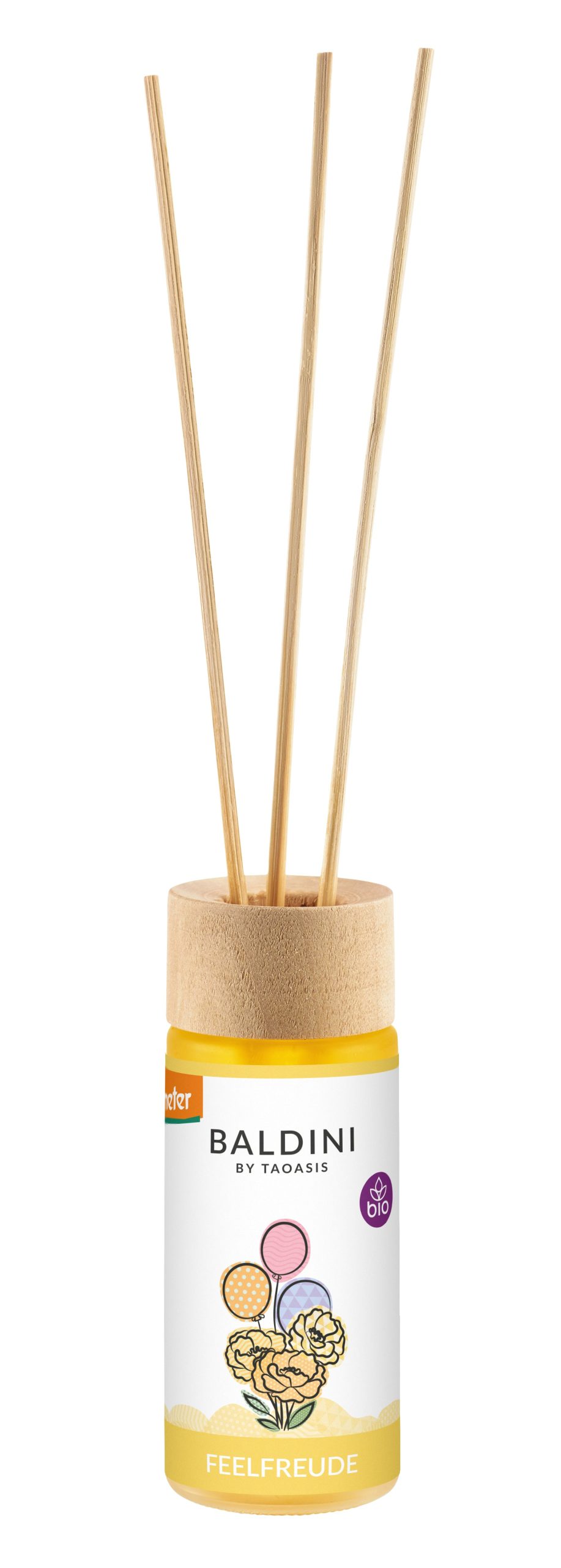 TAOASIS Baldini Aroma difuzér s tyčinkami FeelJoy BIO (50 ml) - harmonizační