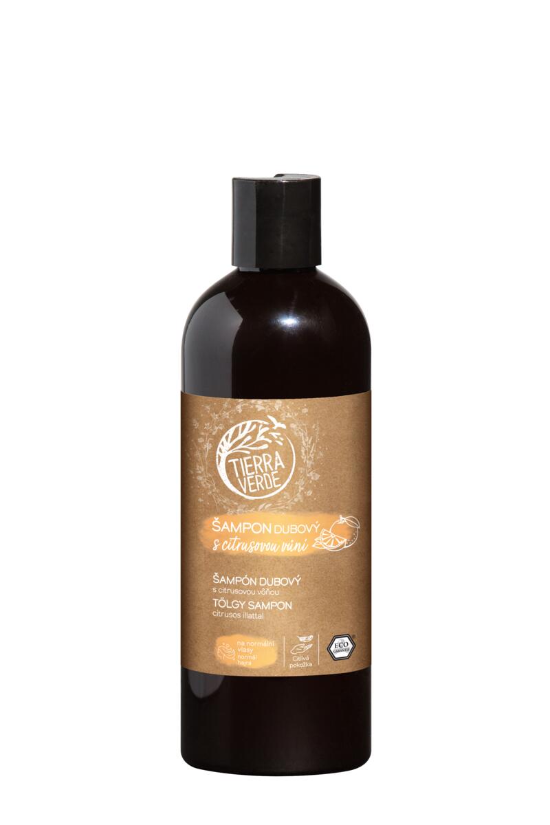 Tierra Verde Šampon dubový s citrusovou vůní - 500 ml - pro celou rodinu Tierra Verde