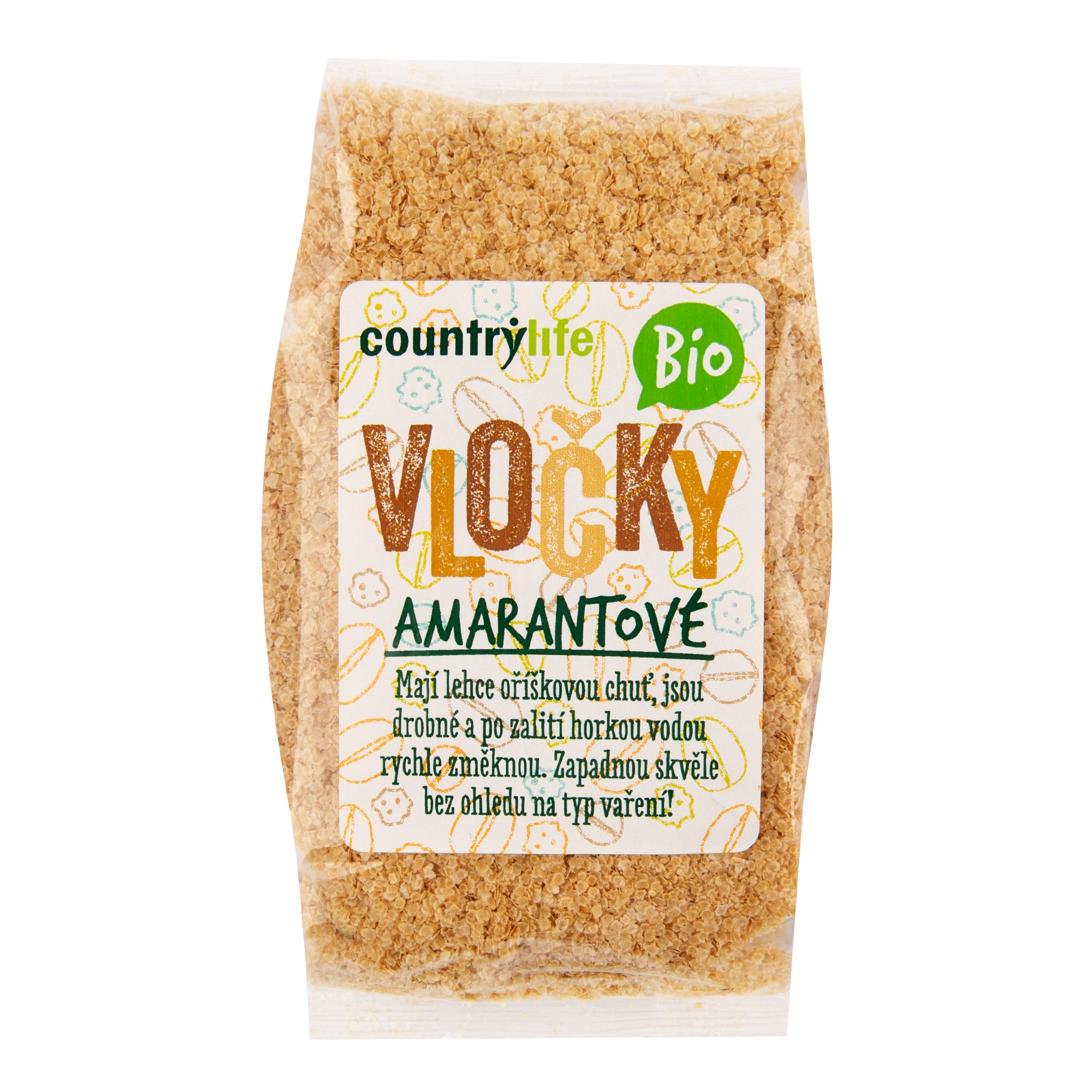 Vločky amarantové 250 g BIO   COUNTRY LIFE Country Life