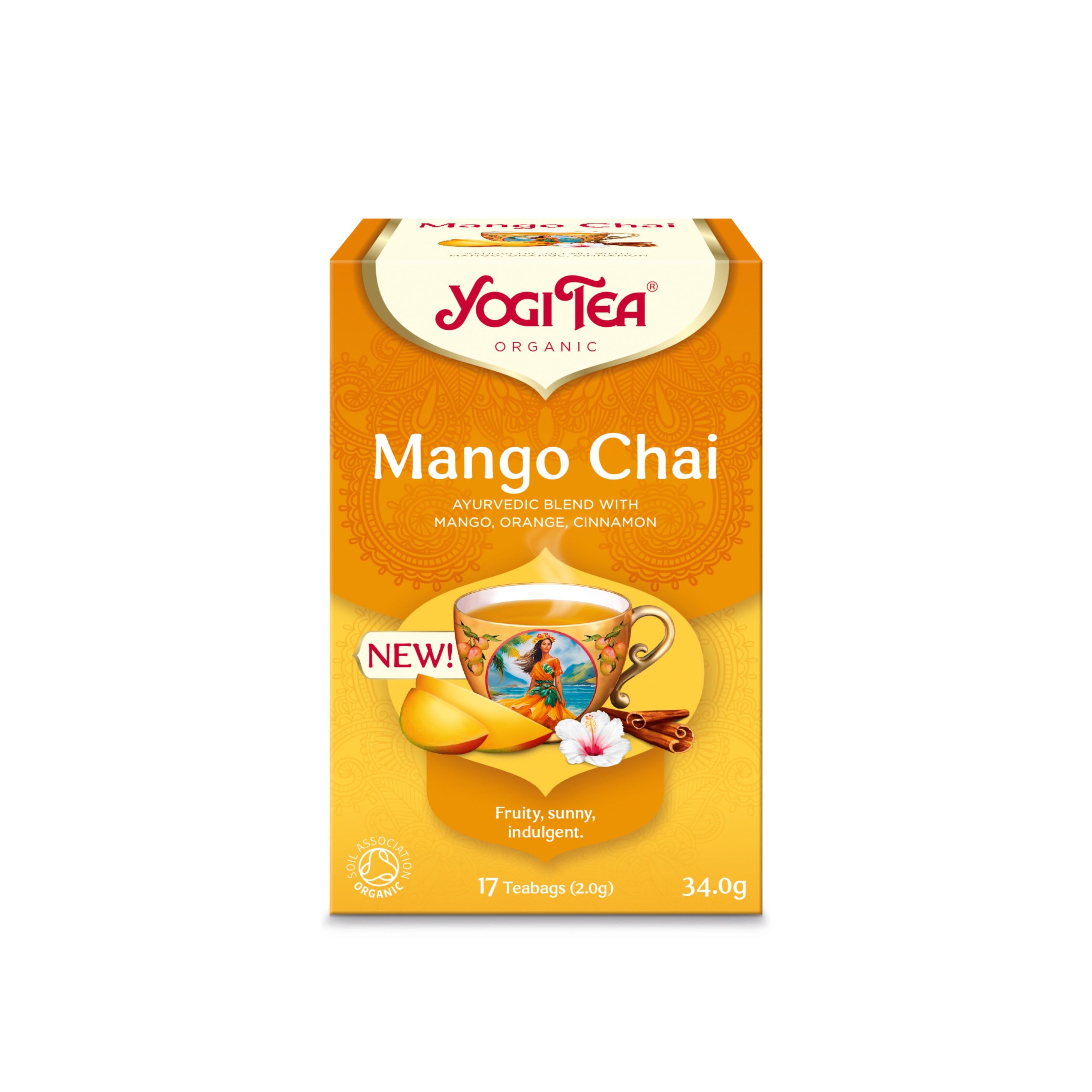 Yogi Tea Čaj Mango Chai BIO - nálev. sáčky (17 x 2 g) Yogi Tea