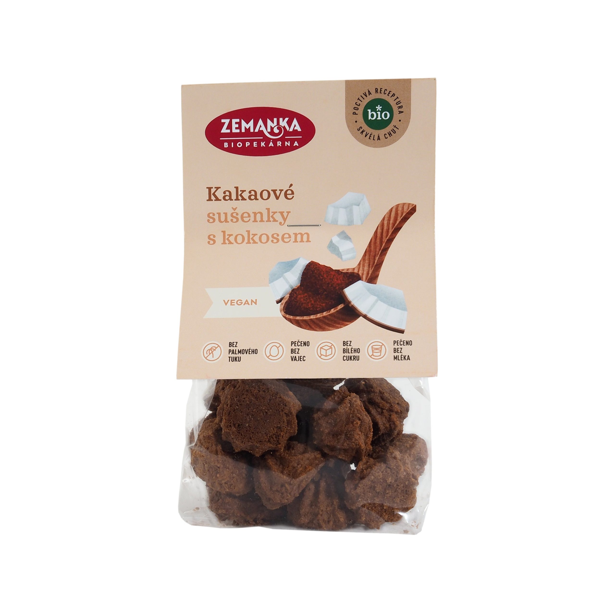 Zemanka Sušenky kakaové BIO (100 g) Biopekárna Zemanka