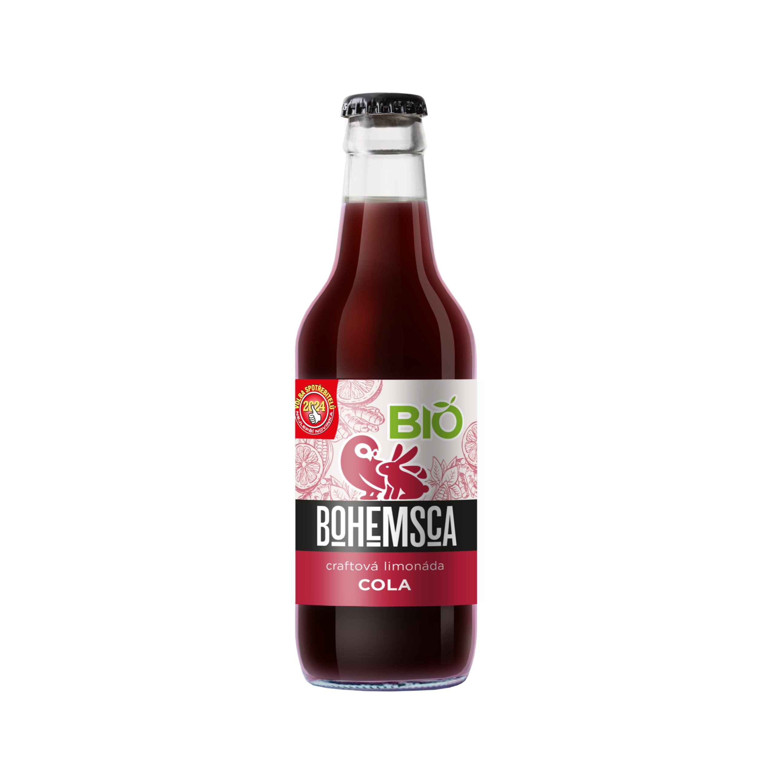Bohemsca Limonáda Cola BIO (330 ml) - jemně perlivá cola ze směsi bylin