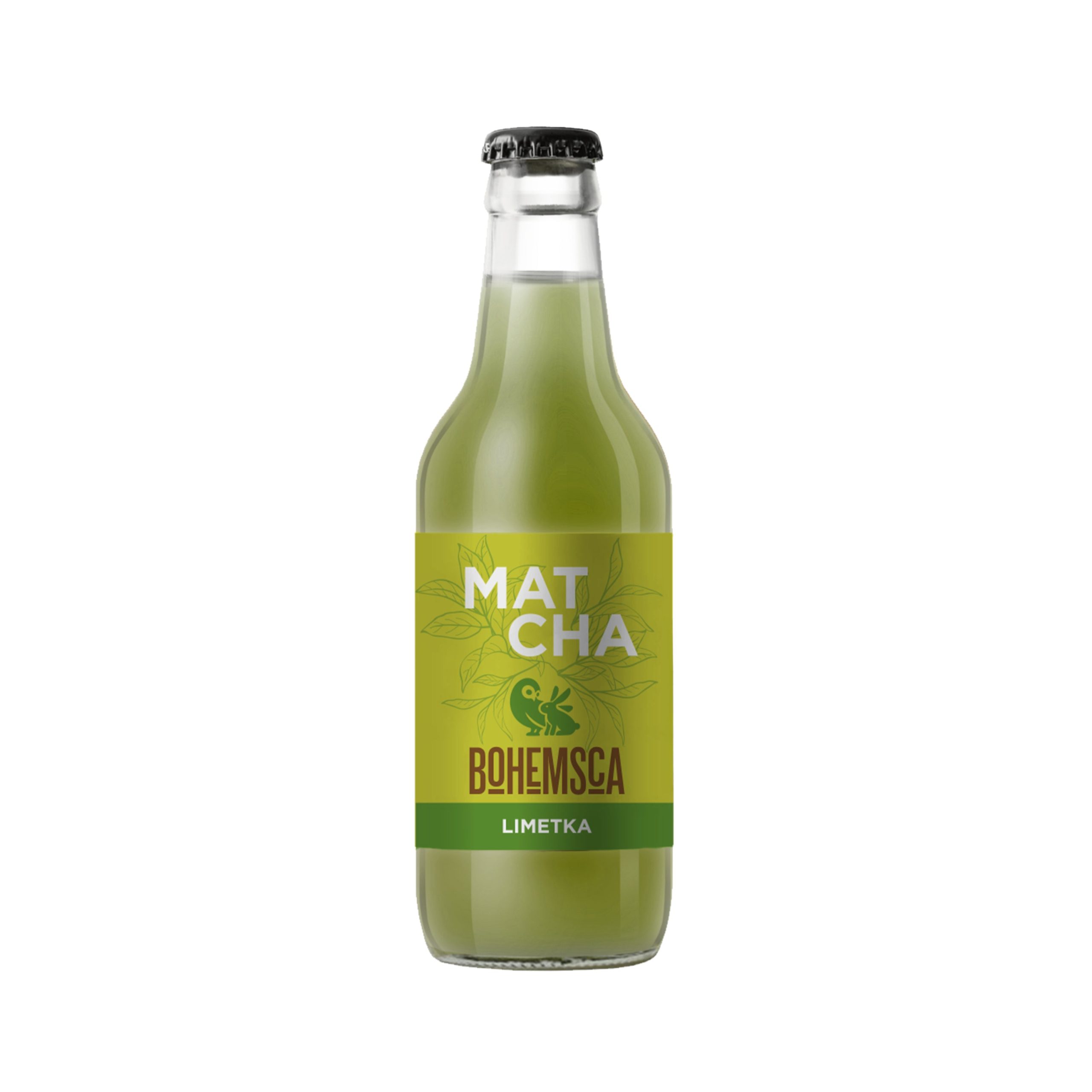 Bohemsca Matcha nápoj Limetka (330 ml) - svěží limetkový nakopávač Bohemsca