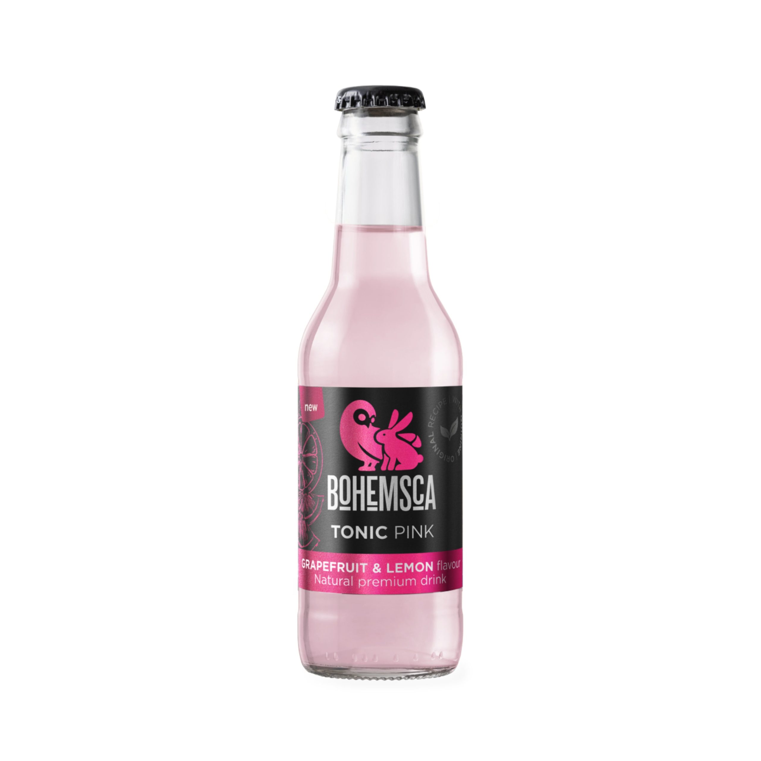 Bohemsca Tonic Pink (200 ml) - prémiová jemně ovocně-hořká chuť Bohemsca