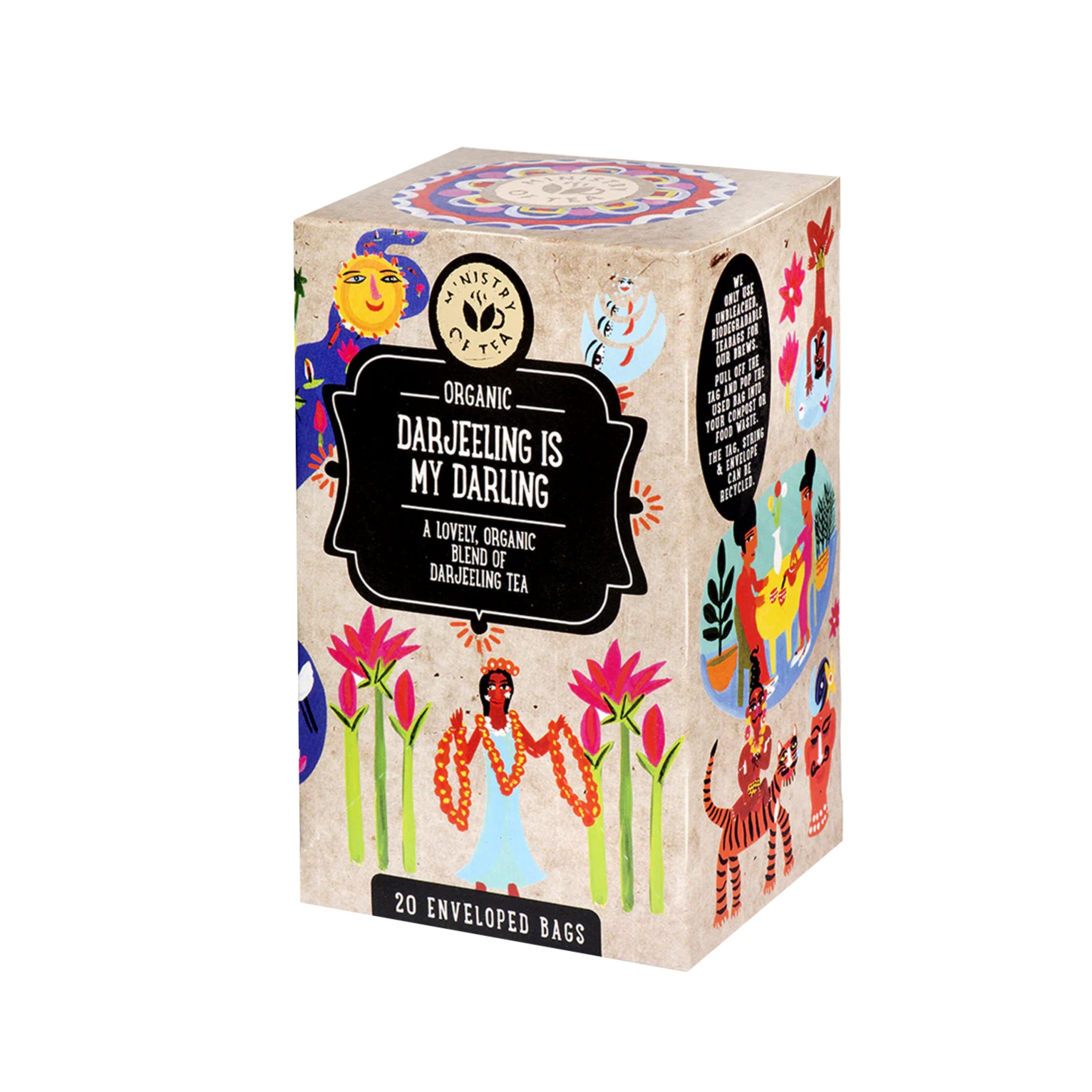 Ministry of Tea Čaj černý Darjeeling BIO - nálev. sáčky (20 x 1