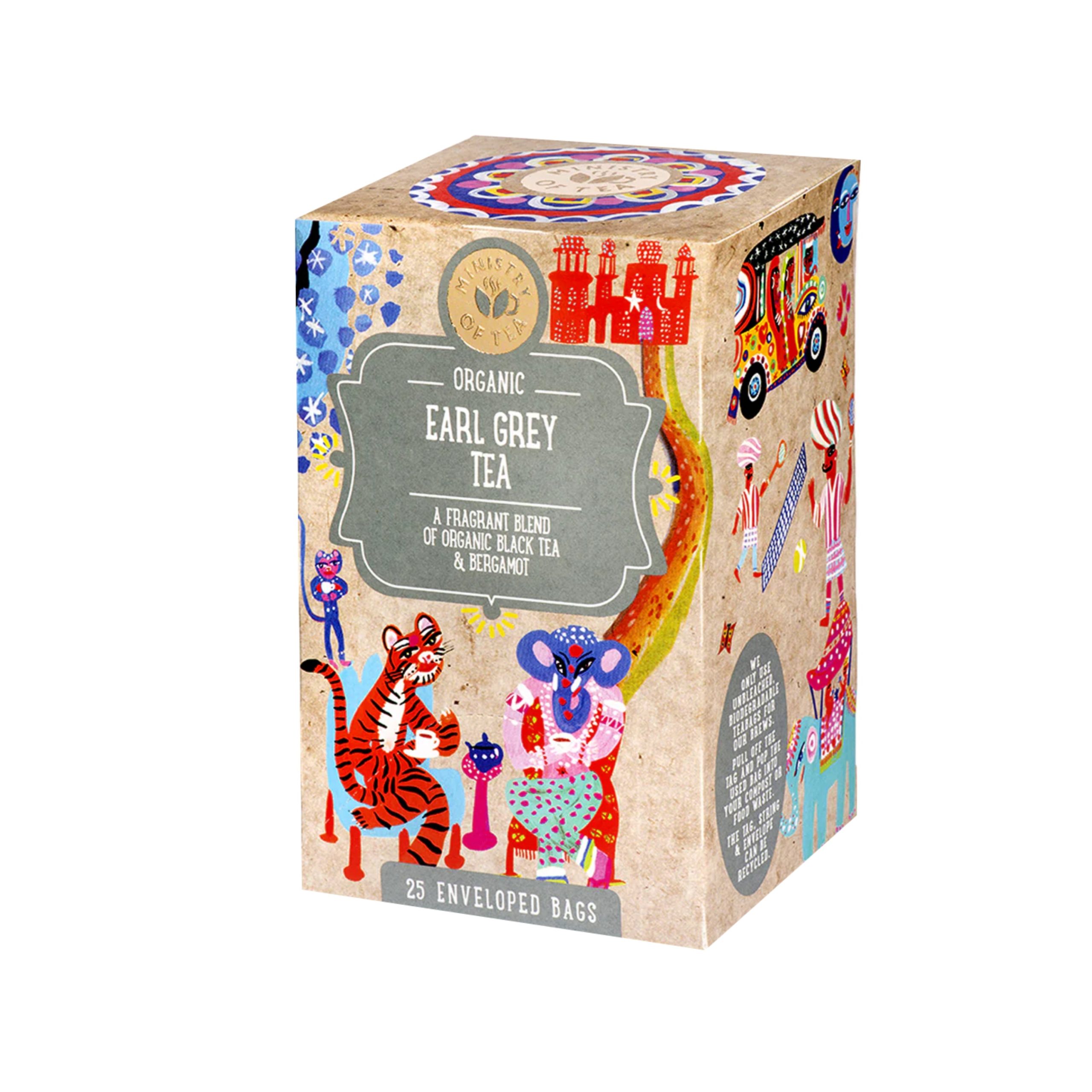 Ministry of Tea Čaj černý Earl Grey BIO - nálev. sáčky (20 x 2 g) Ministry of Tea