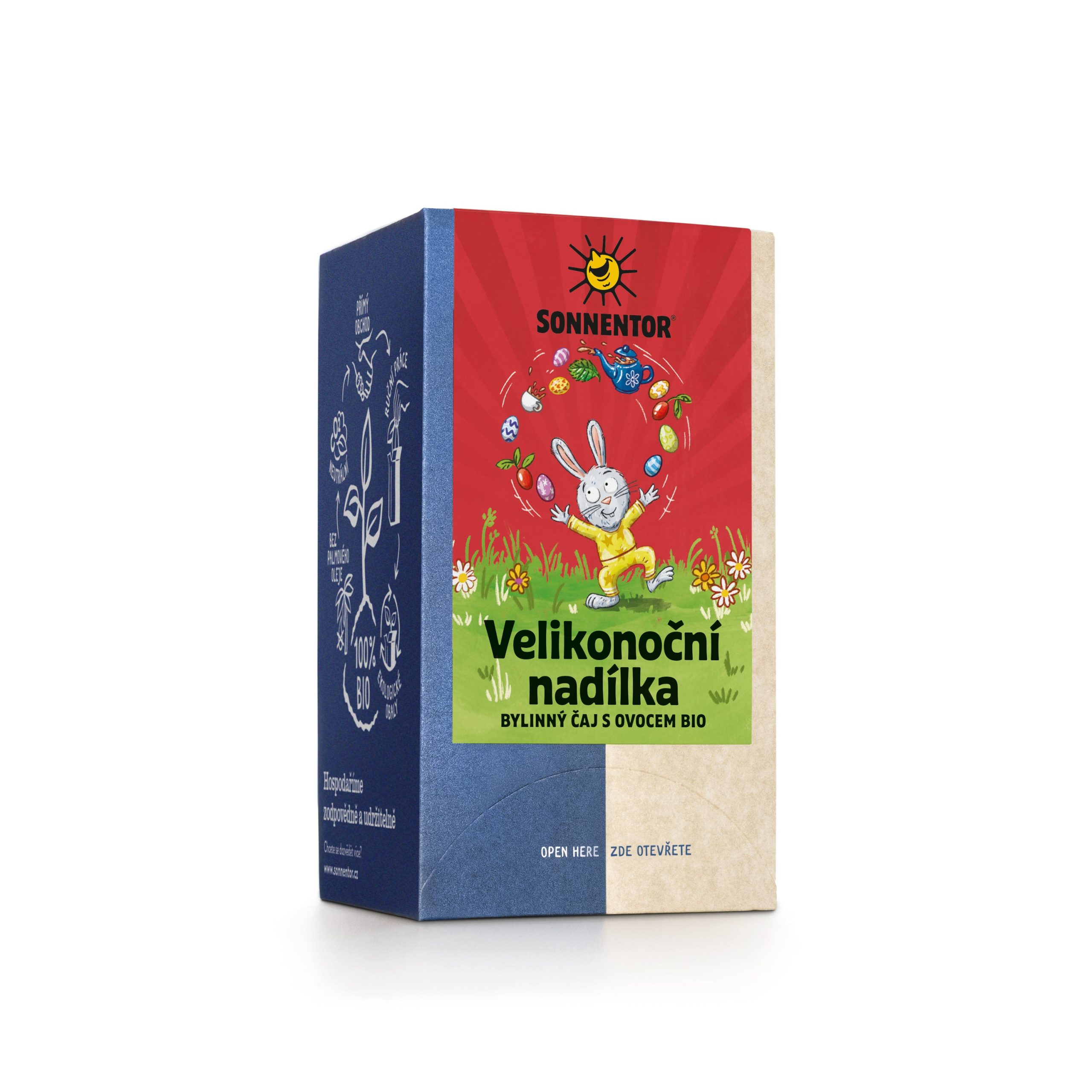Sonnentor Bylinný čaj s ovocem Velikonoční nadílka BIO - nálev. sáčky (18 x 1