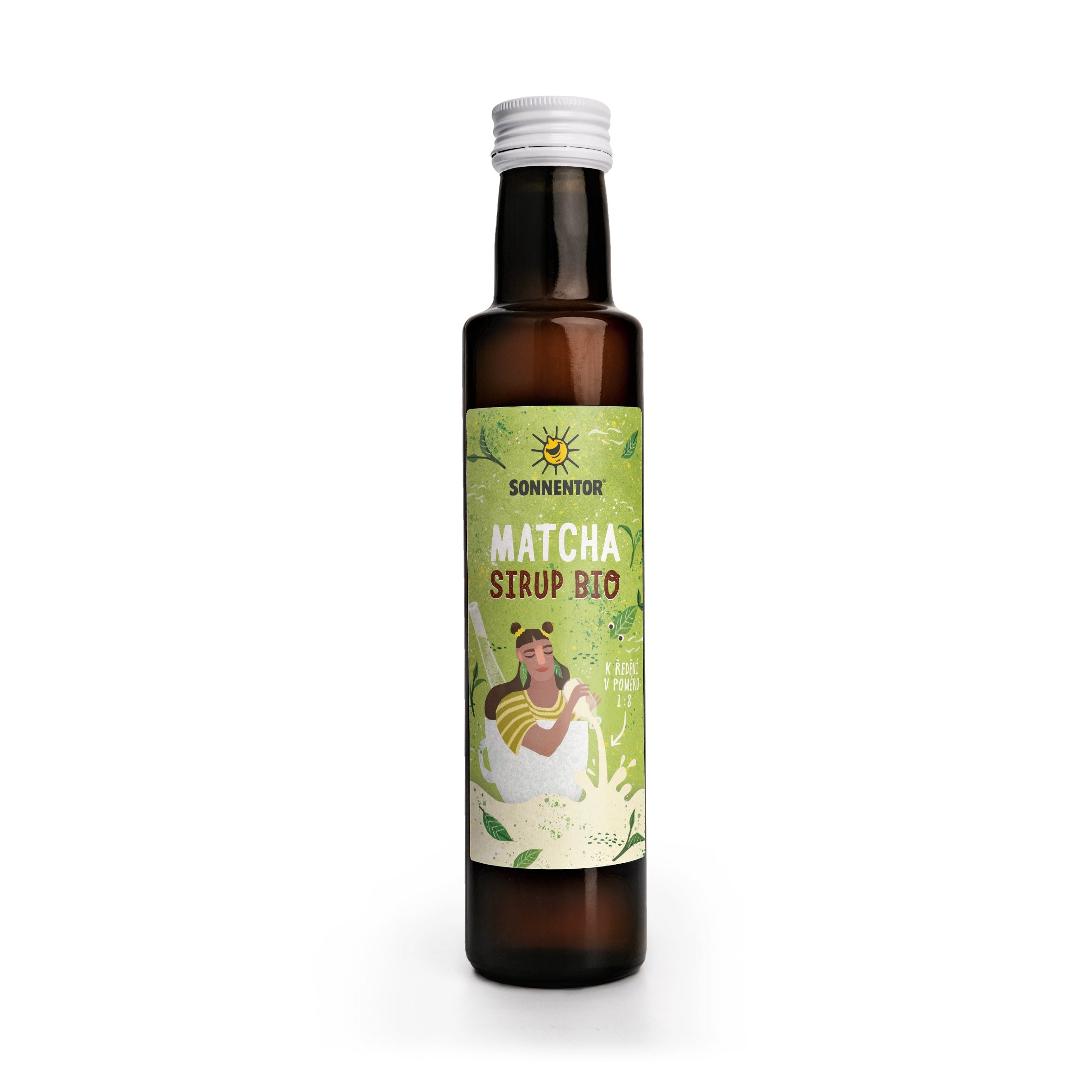 Sonnentor Sirup BIO - Matcha (250 ml) - na přípravu matcha latte Sonnentor