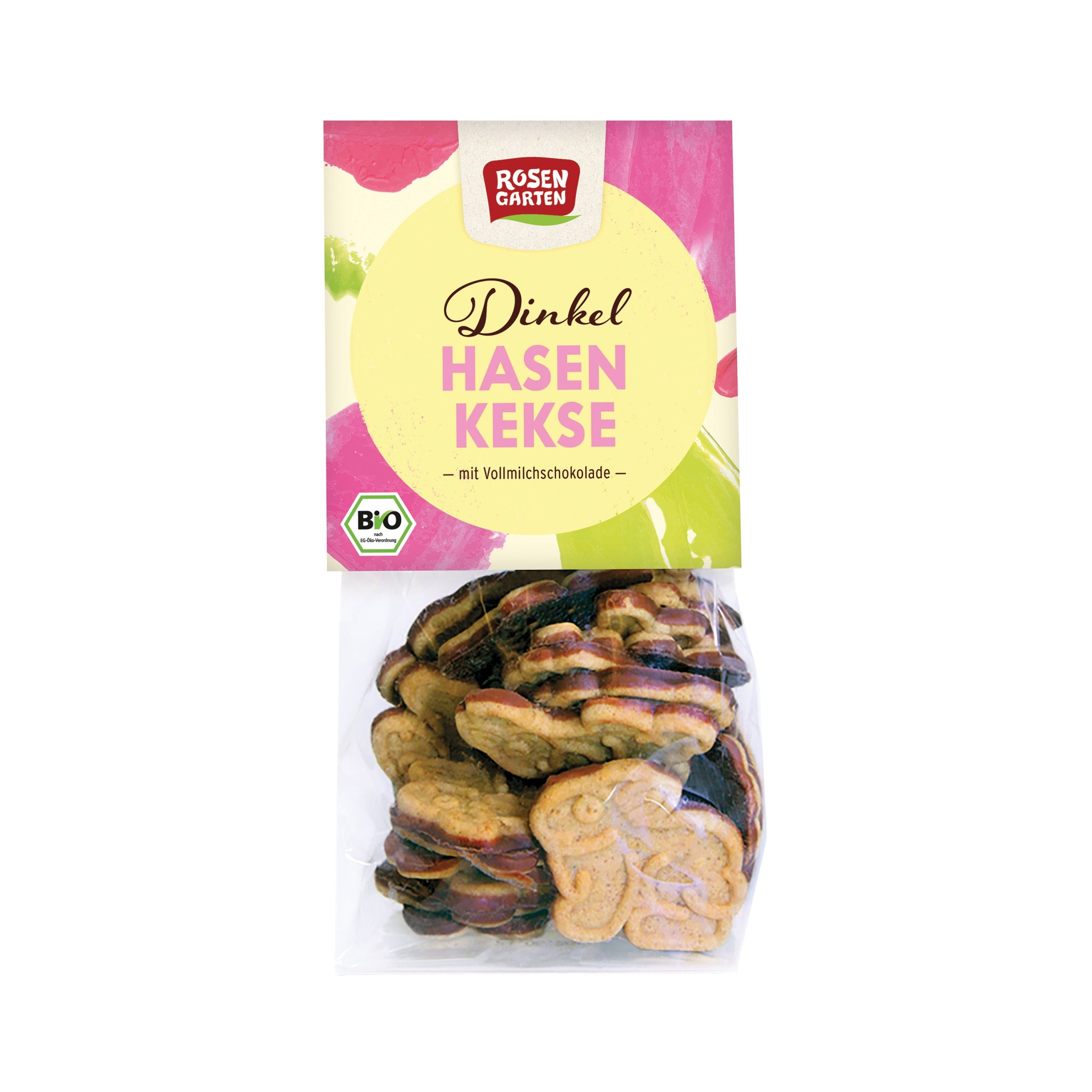 Sušenky špaldové s mléčnou čokoládou 150 g BIO   ROSENGARTEN Rosengarten