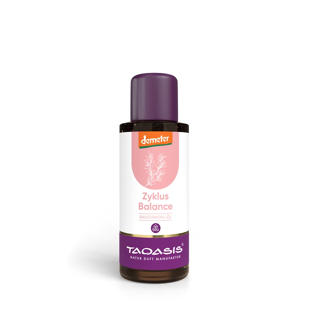 TAOASIS Masážní olej Women Cycle Balance BIO (50 ml) - podporuje uvolnění těla během cyklu Taoasis