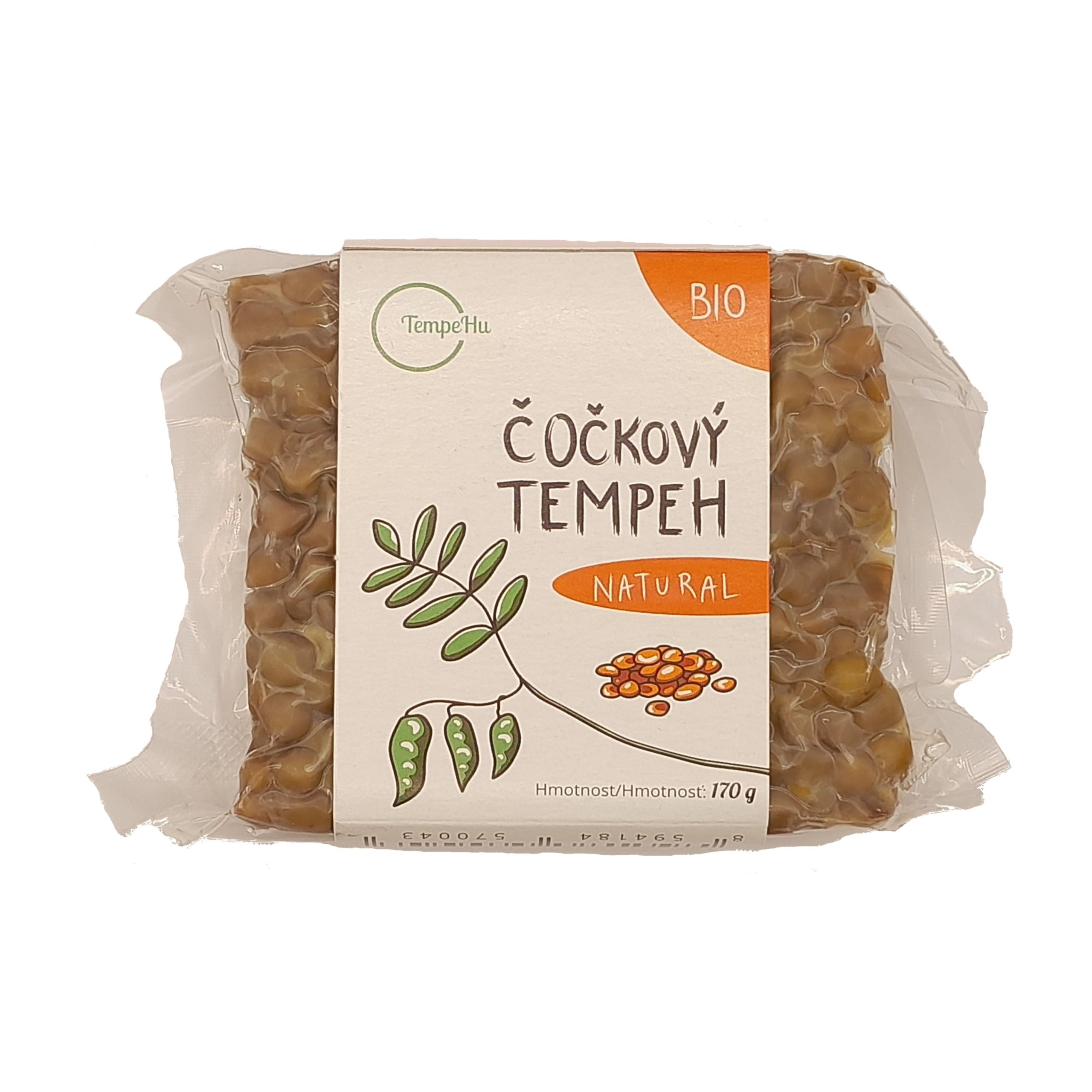 TempeHu Tempeh čočkový natural BIO (170 g) - skvělý zdroj komplexních bílkovin TempeHu