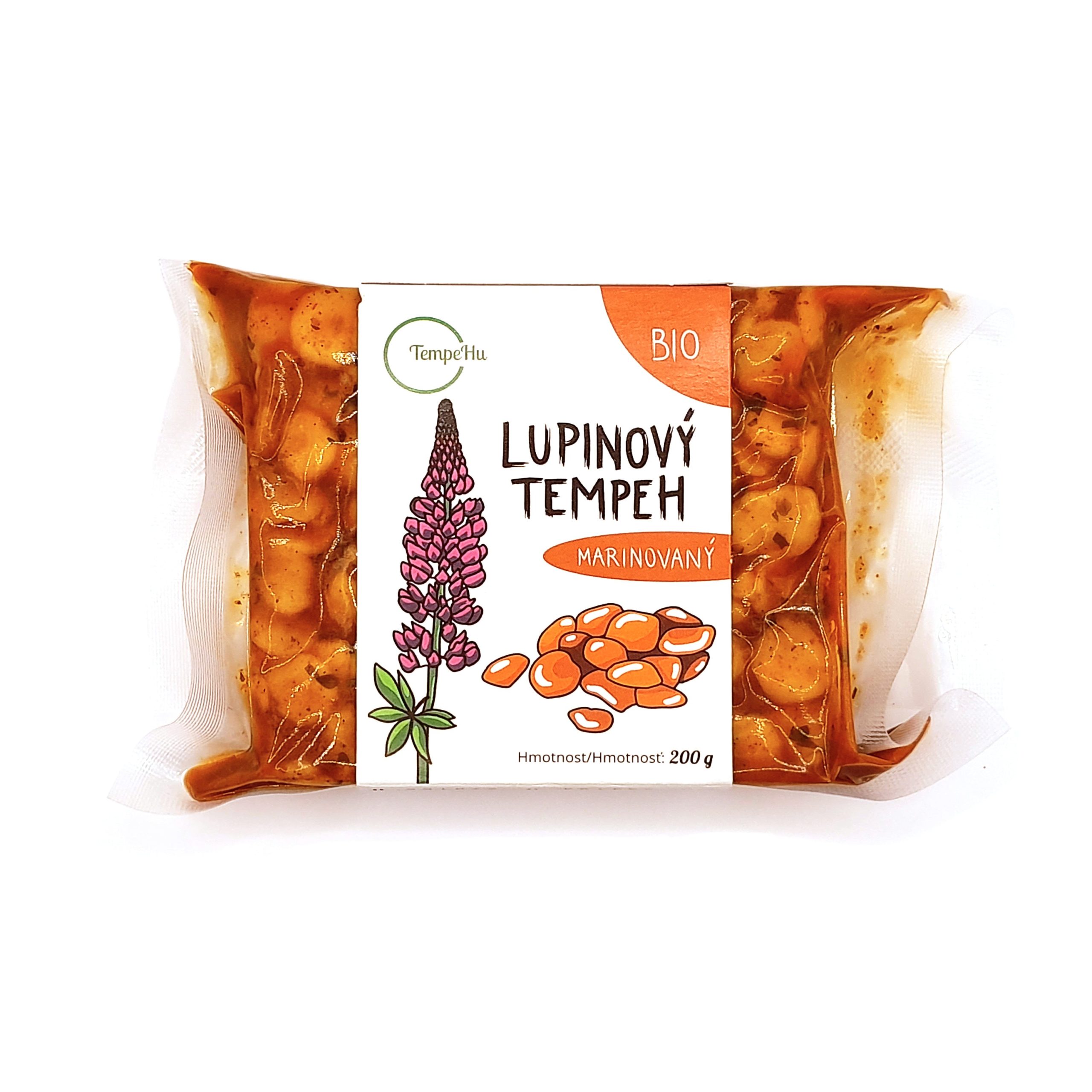 TempeHu Tempeh lupinový marinovaný BIO (200 g) - skvělý zdroj komplexních bílkovin TempeHu